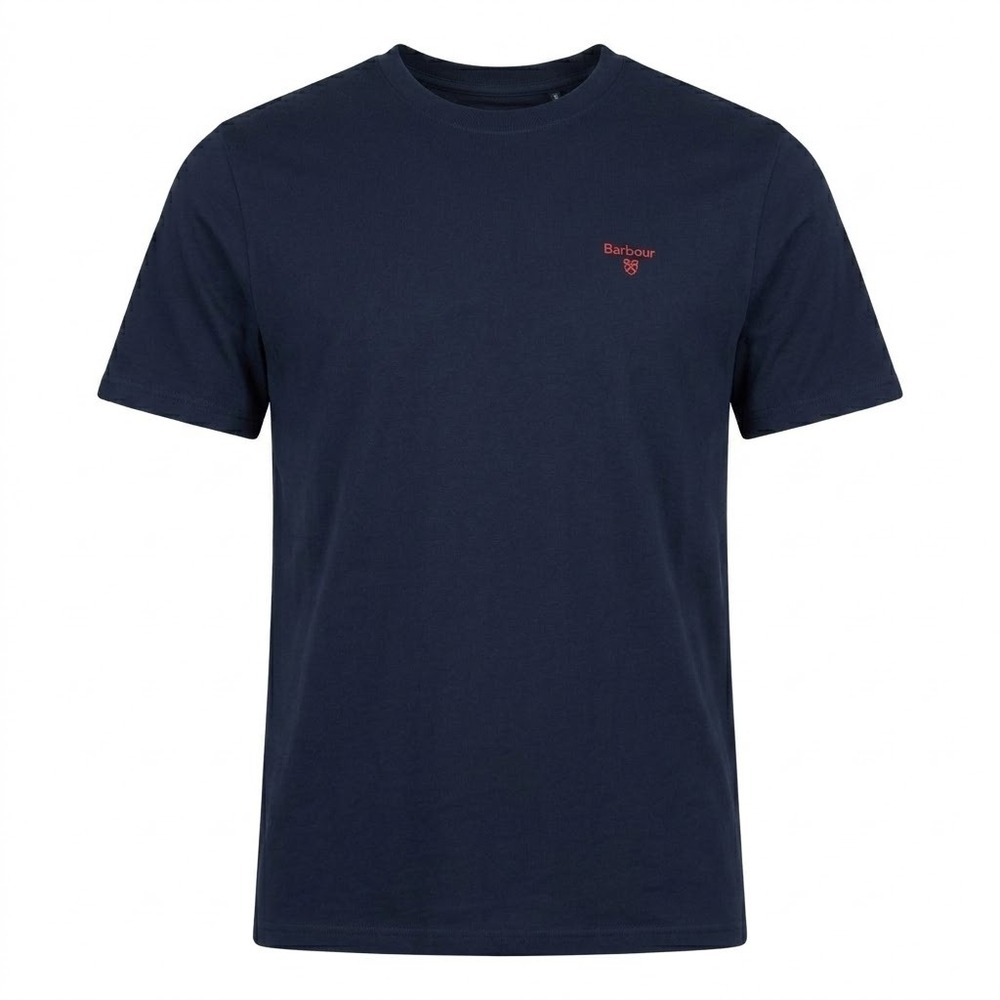 NEW Barbour Mens Doug SS PJ Classic Tartan Navy Blue T-Shirt XXL 2XL